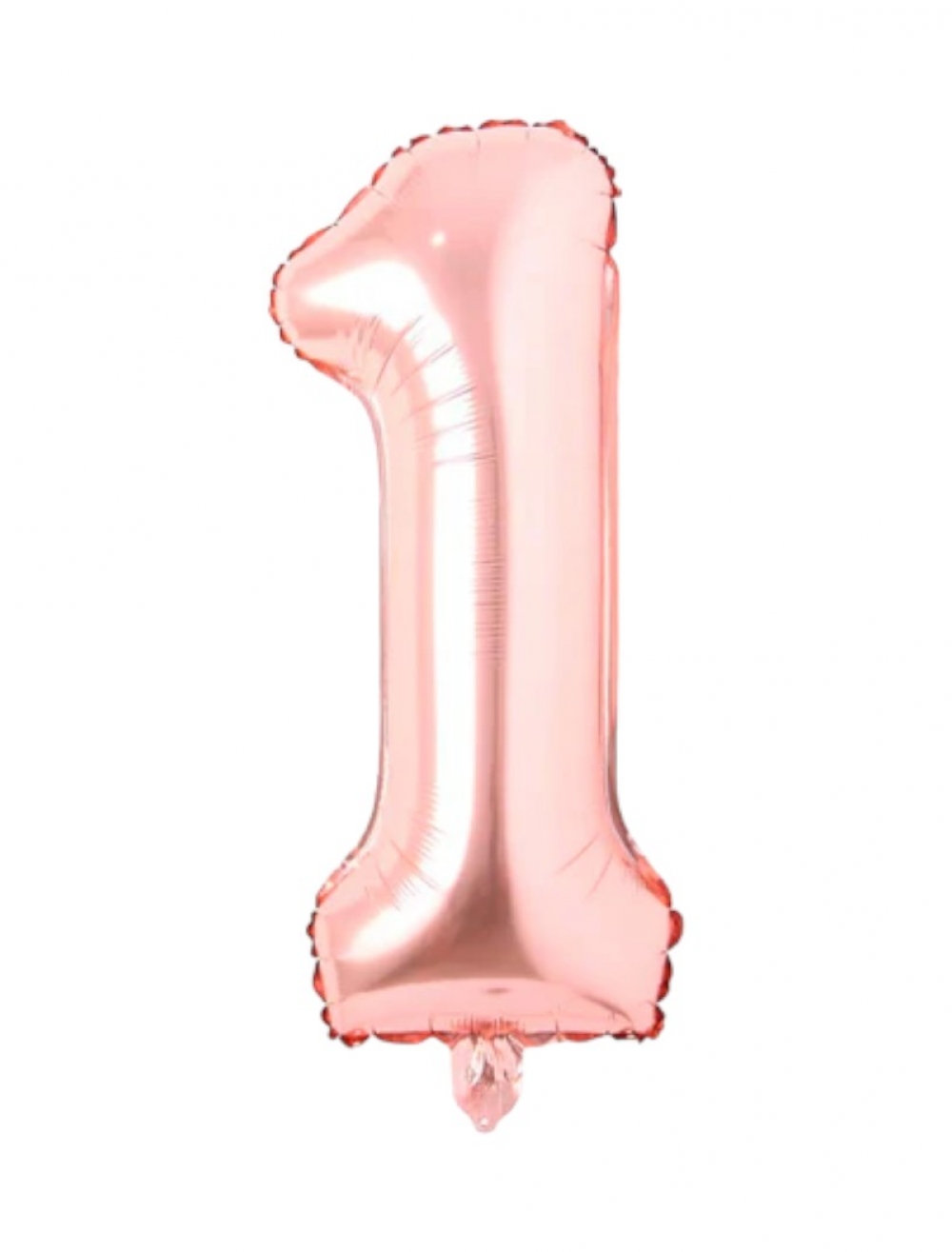 NUMERO METALIZADO PEQ ORO ROSA #1