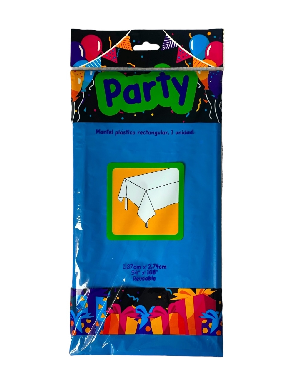 MANTEL UNICOLOR AZUL REY