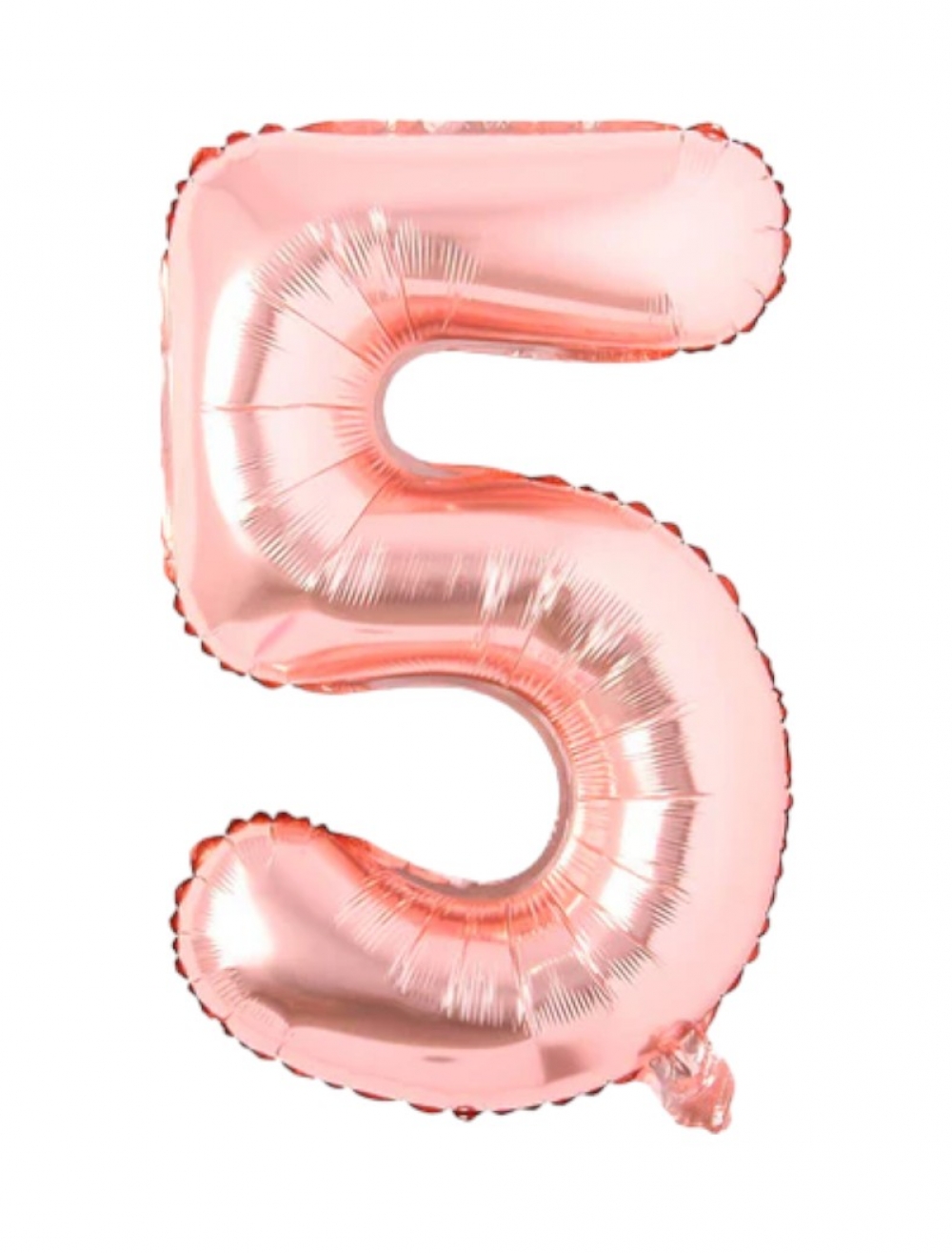 NUMERO METALIZADO PEQ ORO ROSA #5