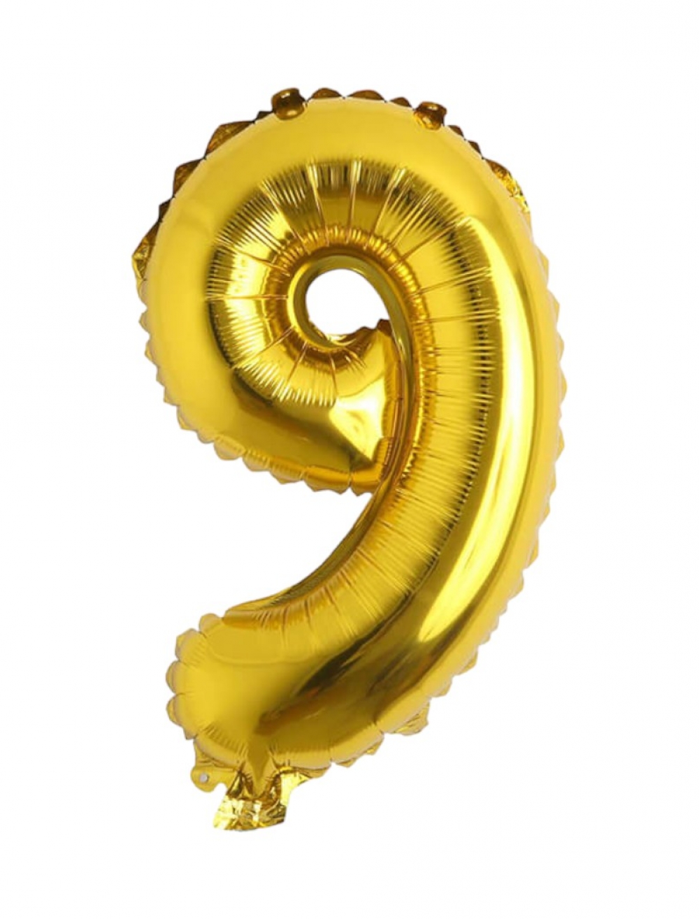 NUMERO METALIZADO PEQ DORADO #9