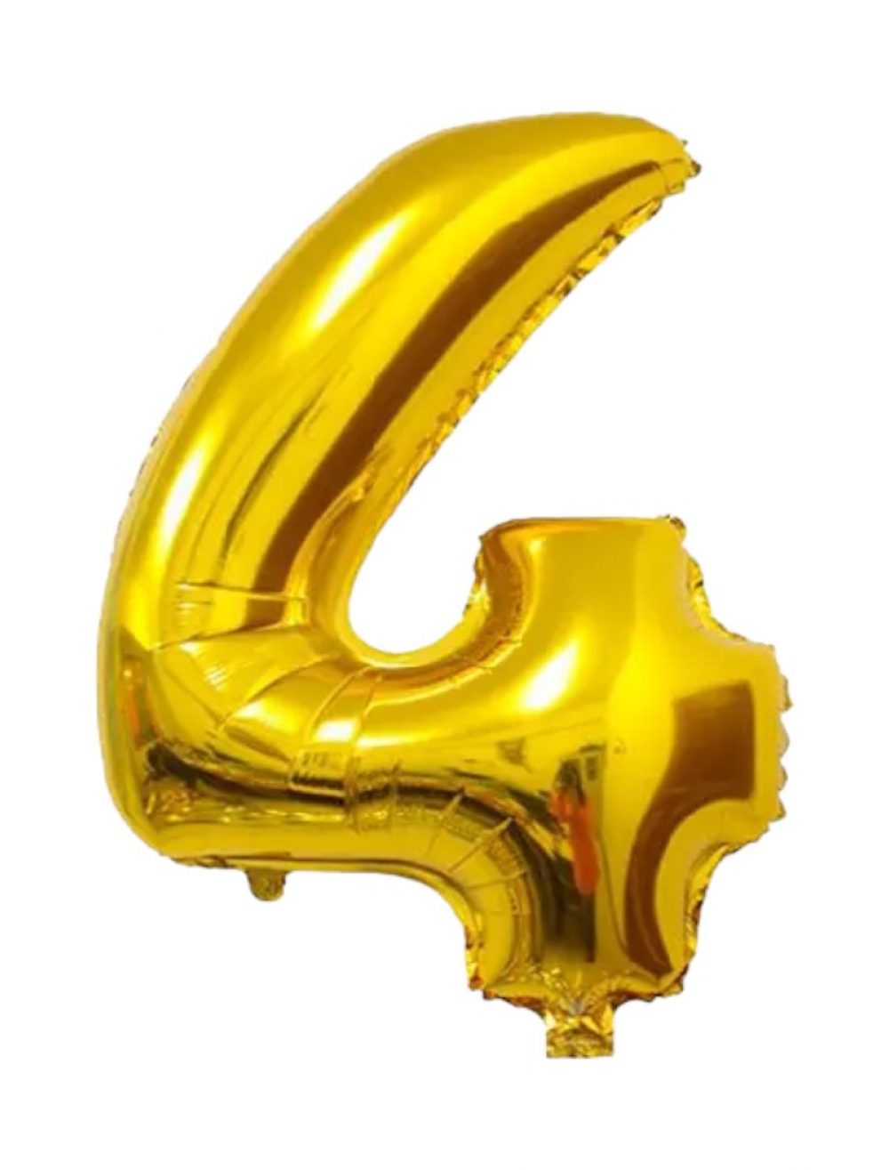 NUMERO METALIZADO PEQ DORADO #4