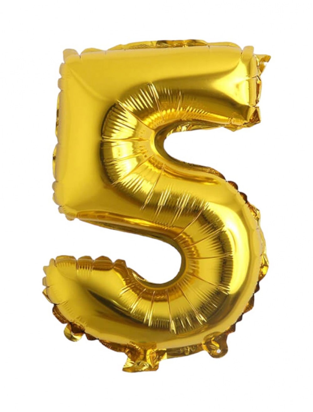 NUMERO METALIZADO PEQ DORADO #5