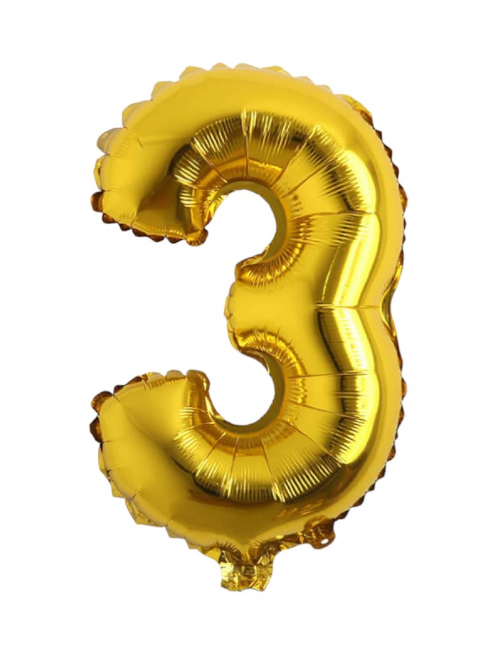 NUMERO METALIZADO PEQ DORADO #3