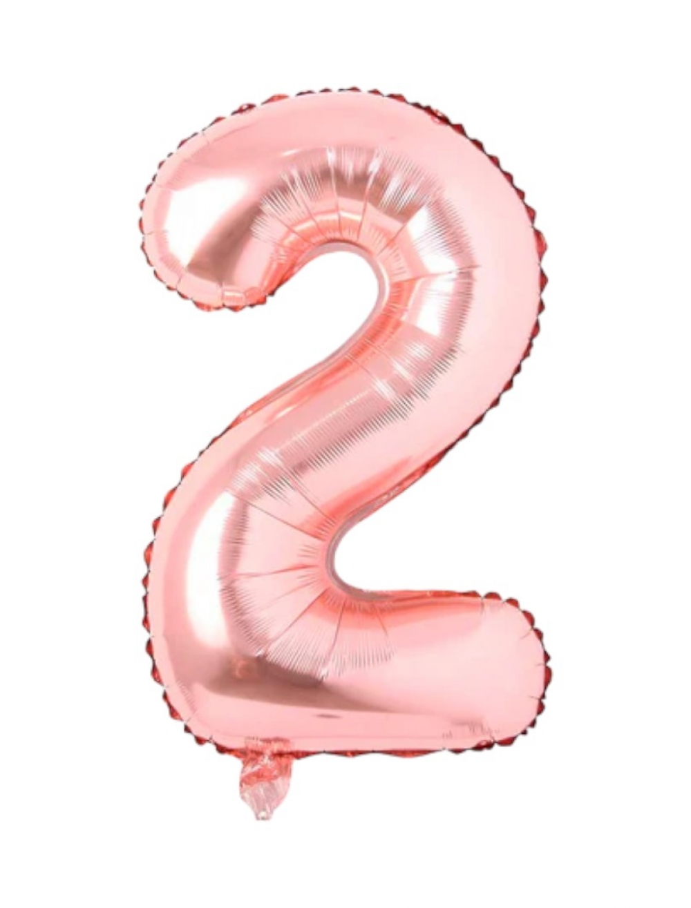 NUMERO METALIZADO PEQ ORO ROSA #2