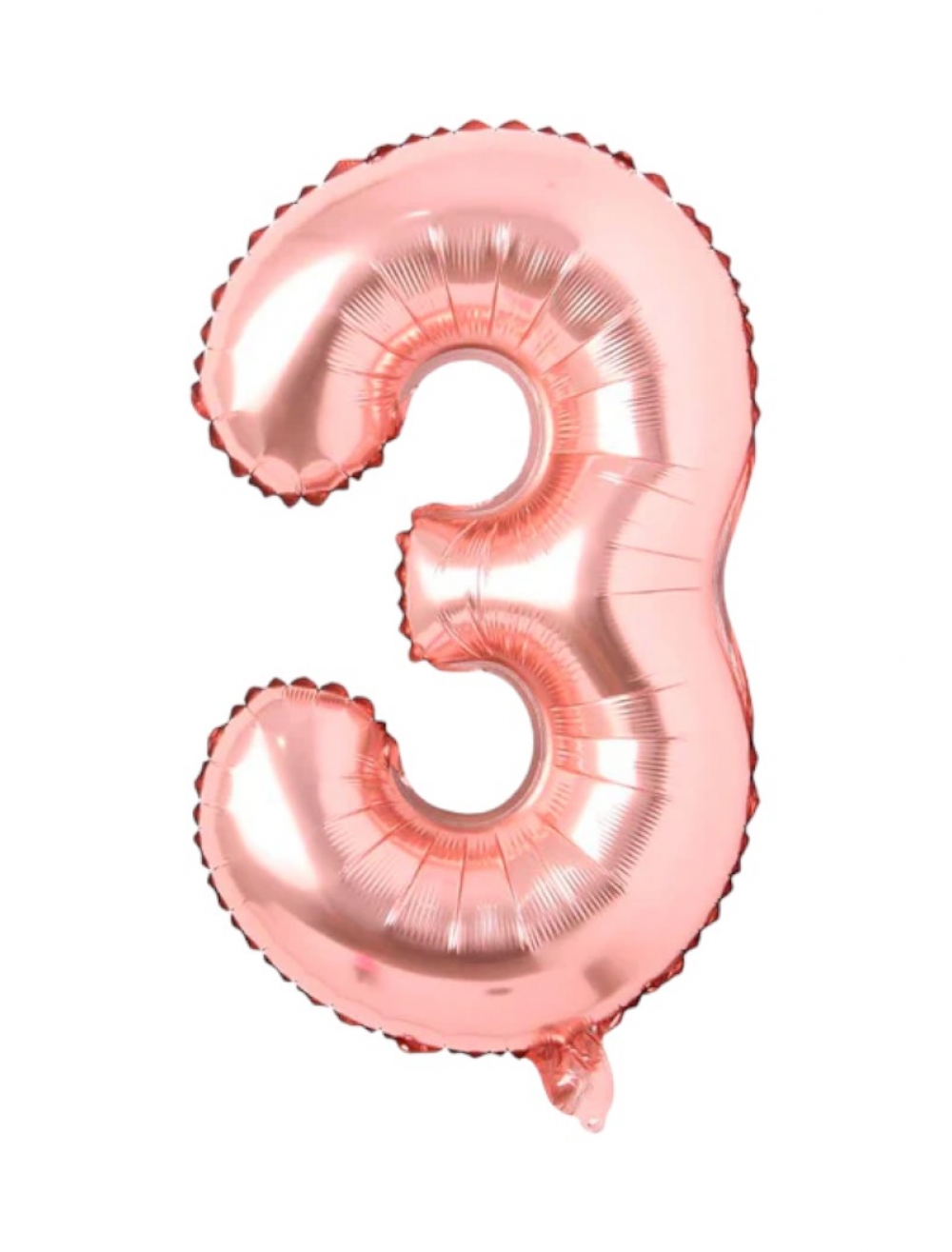 NUMERO METALIZADO PEQ ORO ROSA #3