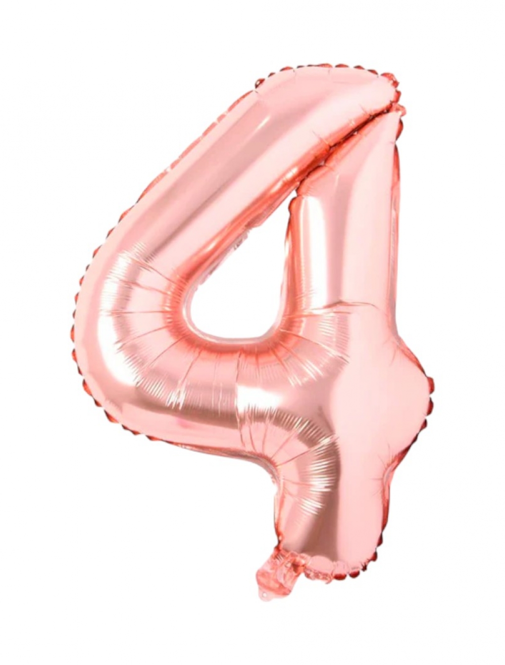 NUMERO METALIZADO PEQ ORO ROSA #4