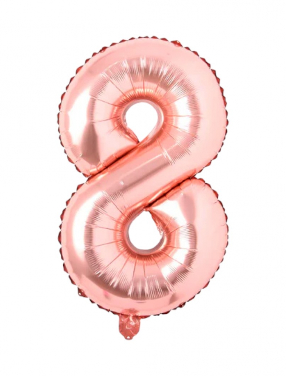 NUMERO METALIZADO PEQ ORO ROSA #8