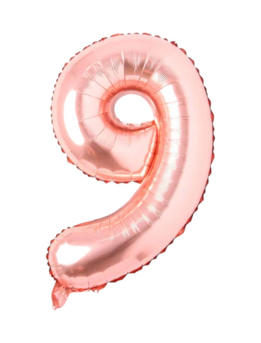 NUMERO METALIZADO PEQ ORO ROSA #9