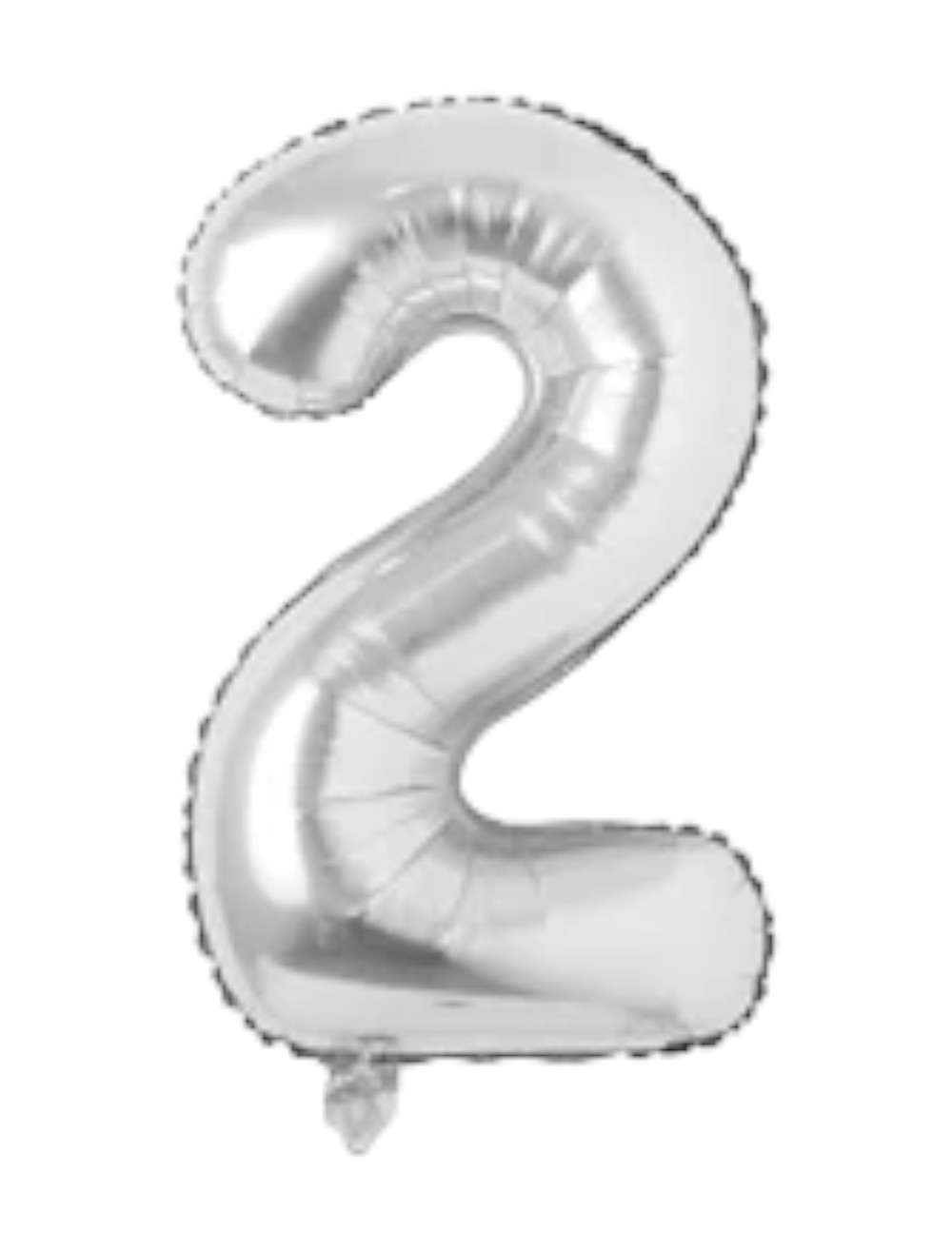 NUMERO METALIZADO GRAN PLATA #2