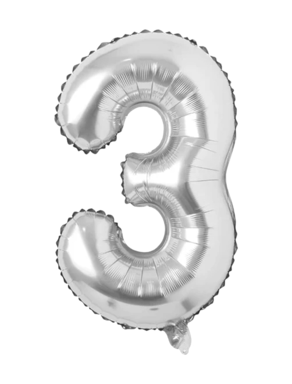 NUMERO METALIZADO GRAN PLATA #3