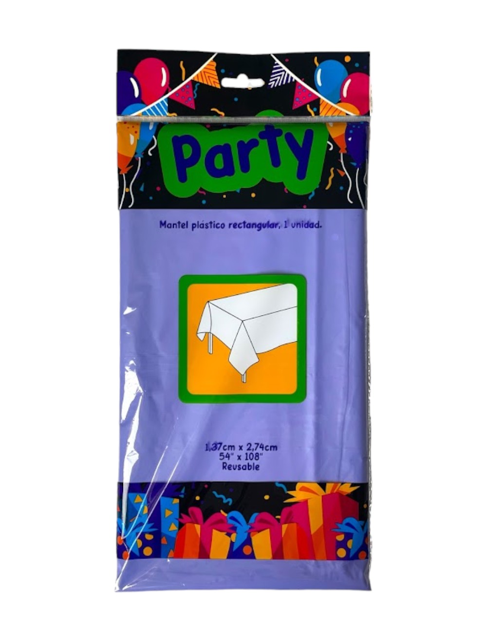 MANTEL UNICOLOR LILA