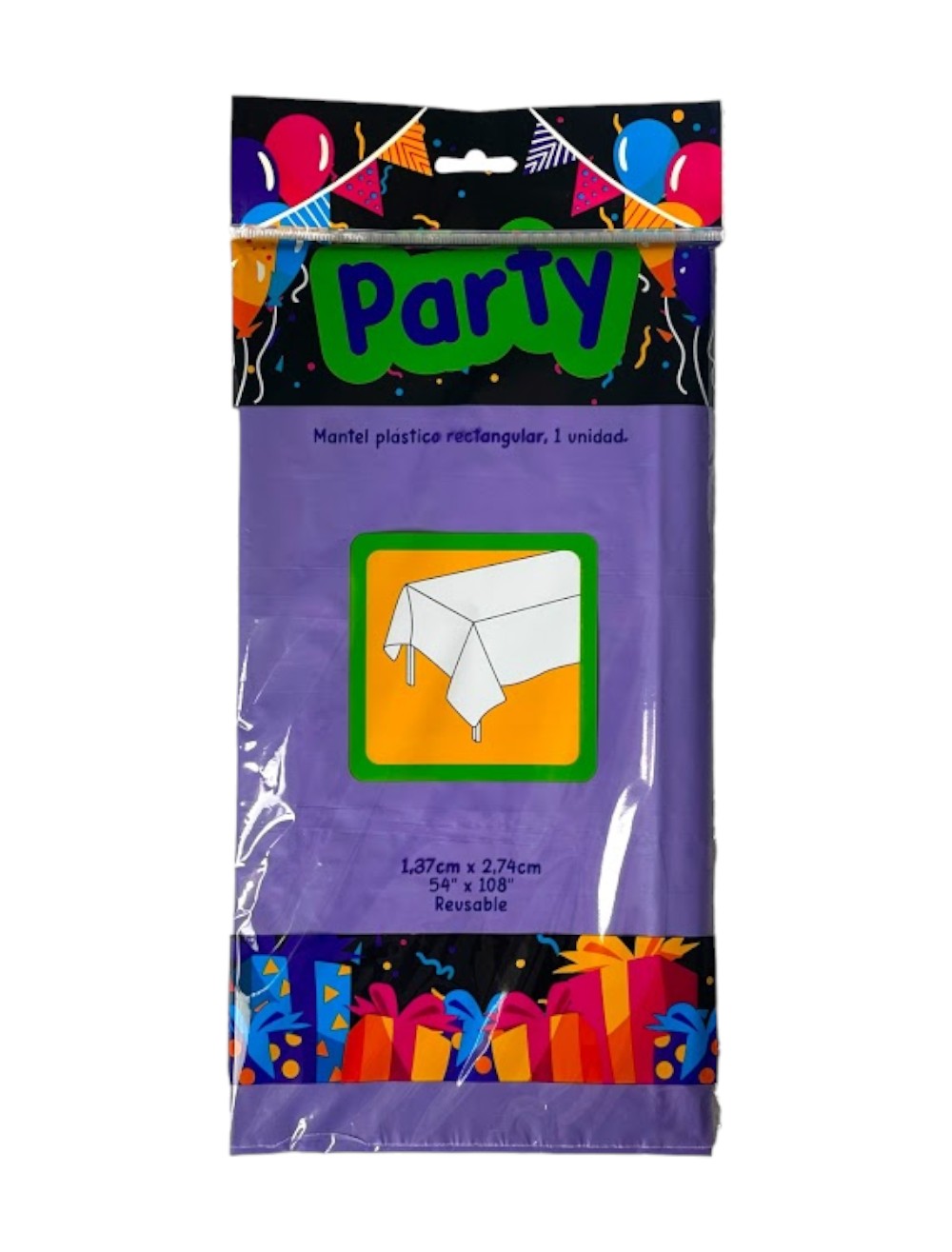 MANTEL UNICOLOR MORADO