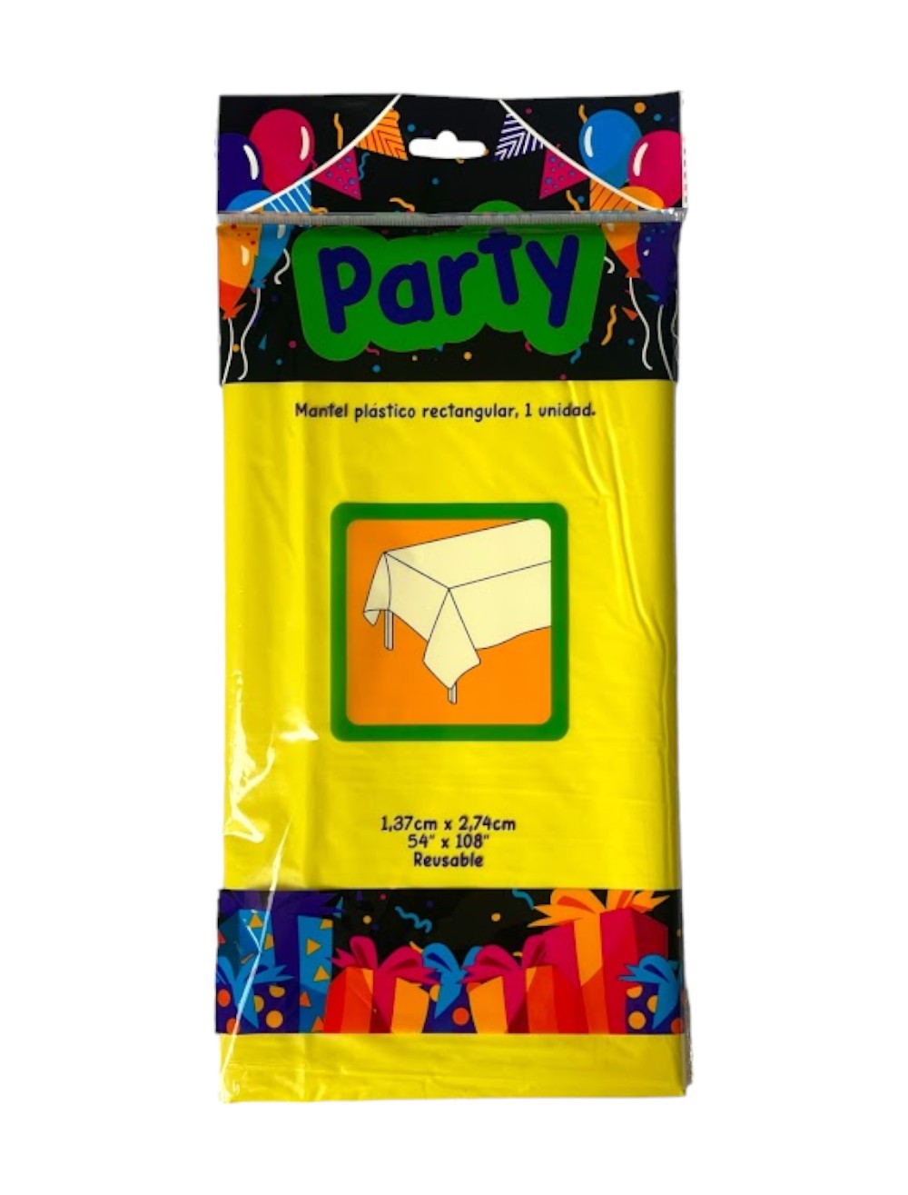 MANTEL UNICOLOR AMARILLO